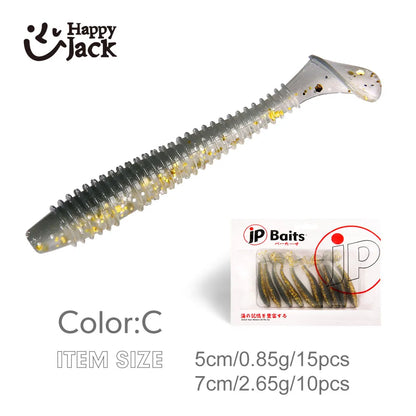 HookUpCo. Soft Fishing Lures 15pcs Set - HookUpCo.