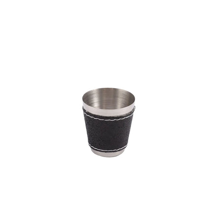 HookUpCo. Leather Hip Flask Gift Set with Box