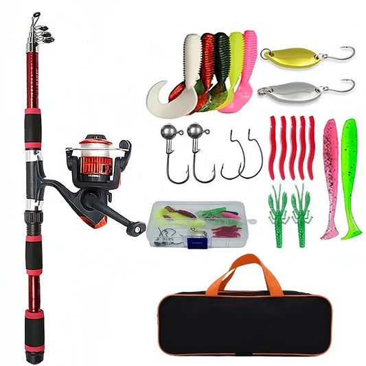 HookUpCo. Telescopic Fishing Set - HookUpCo.
