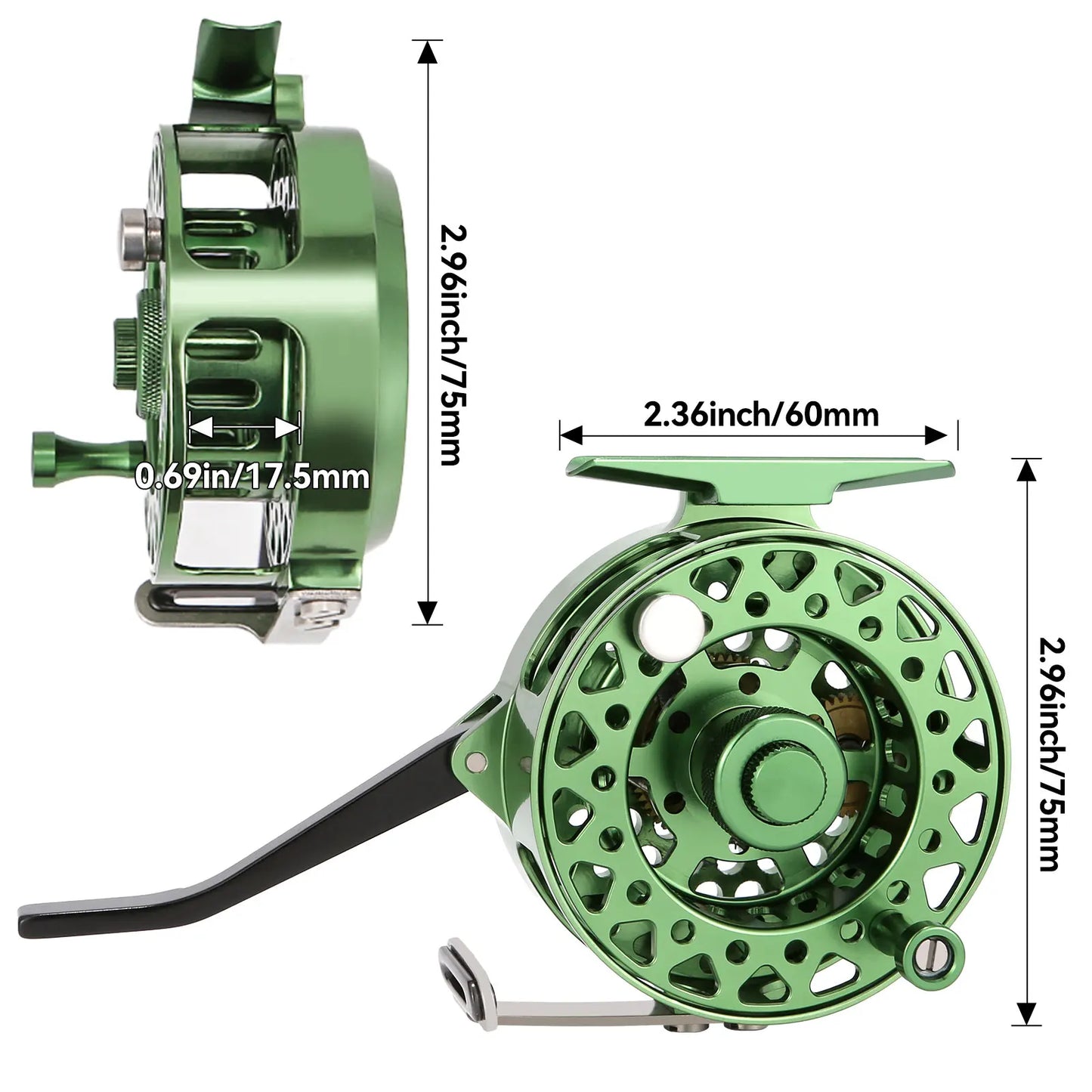HookUpCo. Large-Arbour Fly Fishing Reel Spool - HookUpCo.