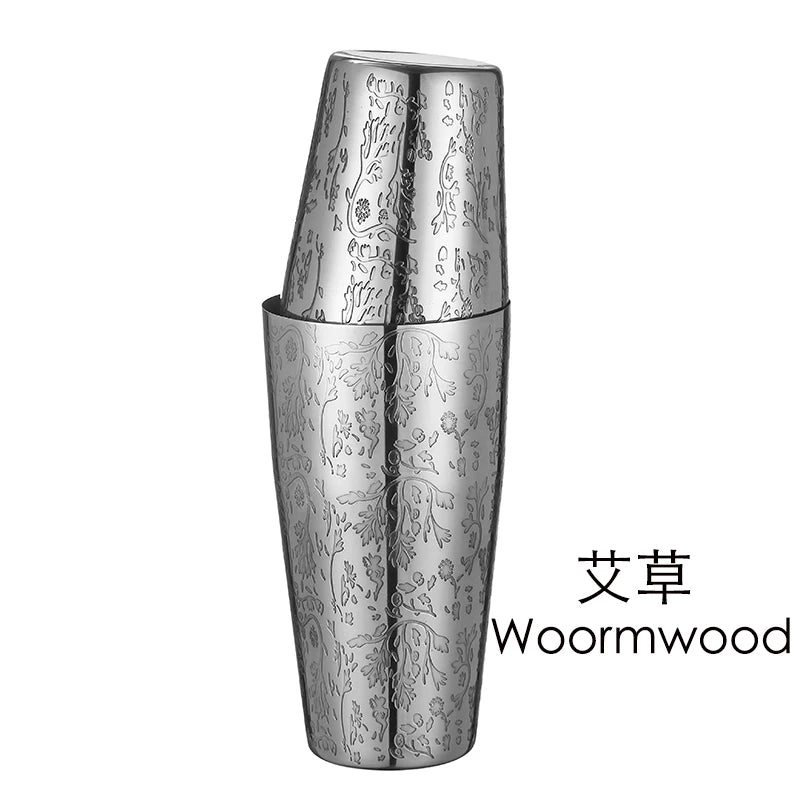 HookUpCo. 800ml Stainless Steel Cocktail Shaker