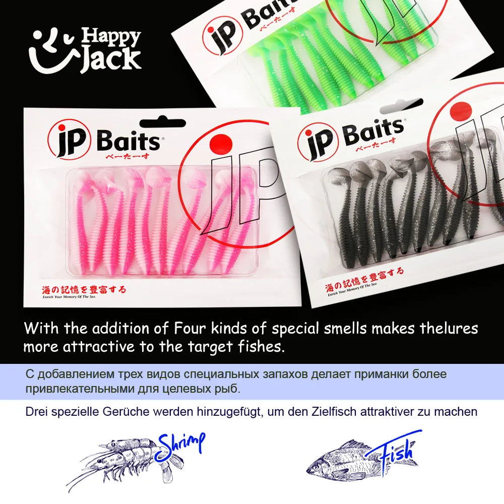 HookUpCo. Soft Fishing Lures 15pcs Set - HookUpCo.