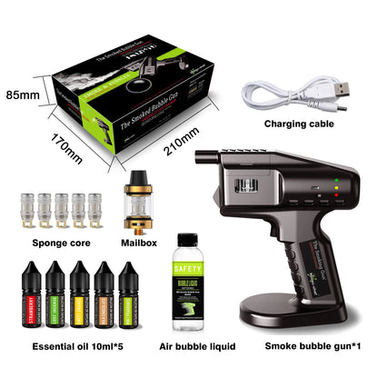 USB Powered Smoked Bubble Gun for Culinary Delights
