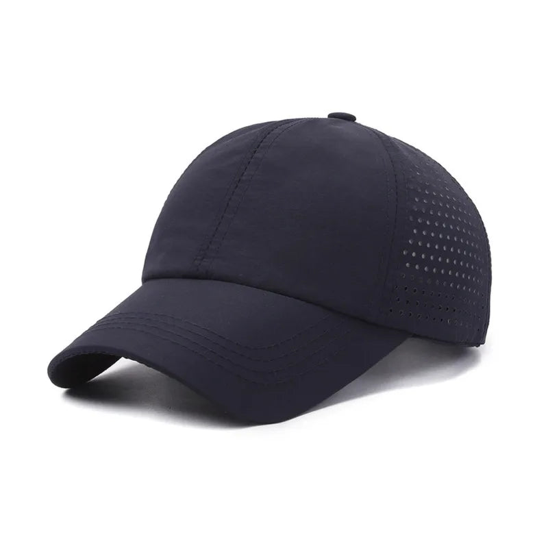 Quick-Dry Adjustable Sun Cap for Outdoor Sports
