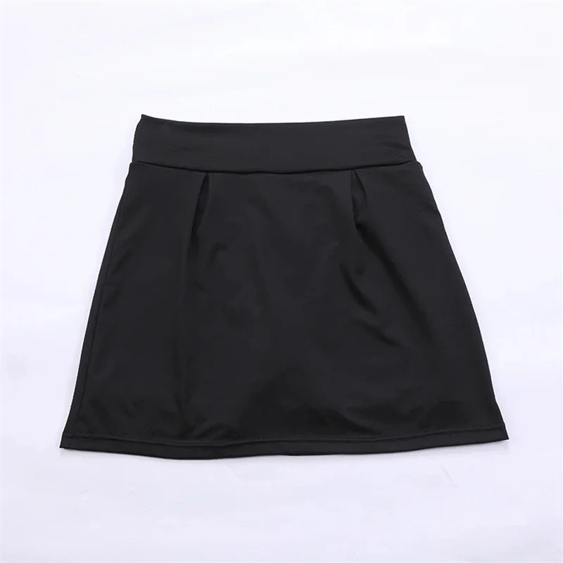 Quick-Dry High Waist Mini Skirt for Summer Fitness Activities