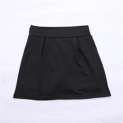 Quick-Dry High Waist Mini Skirt for Summer Fitness Activities