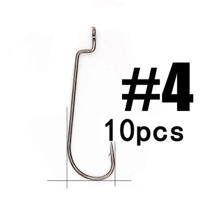 HookUpCo. 10-Pack Super Lock Fishing Hooks - HookUpCo.