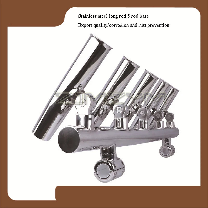 HookUpCo. Adjustable Stainless Fishing Rod Holders - HookUpCo.