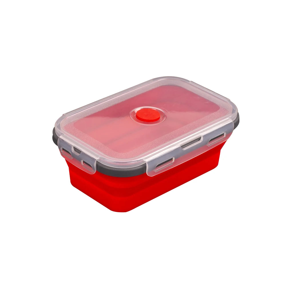 HookUpCo. Portable Silicone Folding Lunch Box