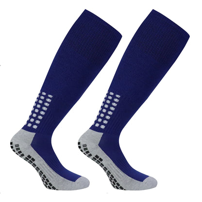 Professional Long Soccer Socks with Non-Slip Silicone Grip