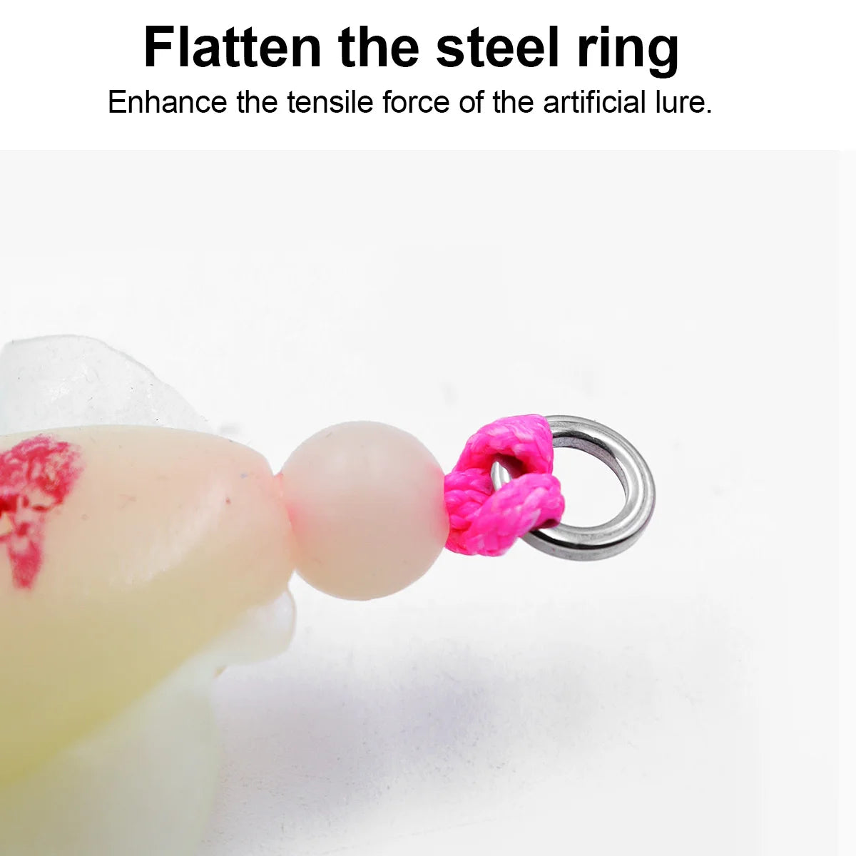 Luminous Squid Lures with Double Assist Hooks for Fishing