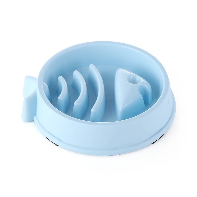 Slow Feed Anti-Choking Bowl for Cats and Dogs - Multiple Colors