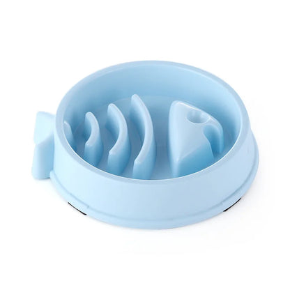 Slow Feed Anti-Choking Bowl for Cats and Dogs - Multiple Colors