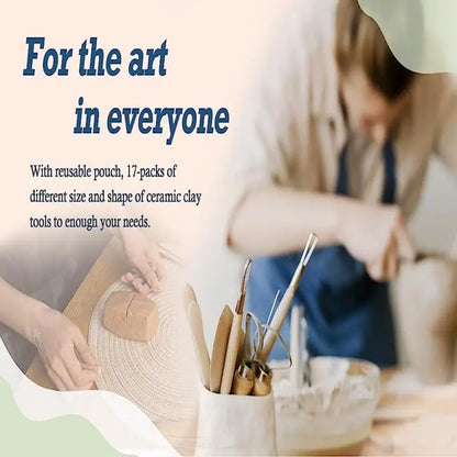 Pottery Clay Sculpting Tools Kits for Creative Artisans - Kits from 5 to 62 PCS.