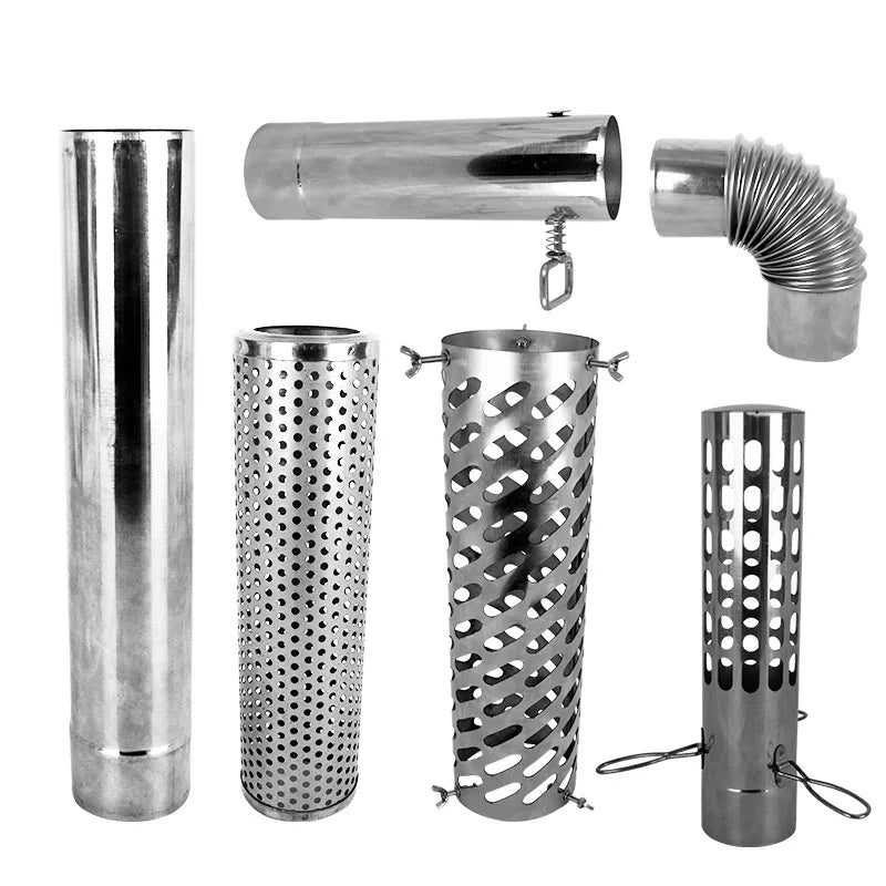 HookUpCo. Steel Chimney Pipe for Wood Stoves