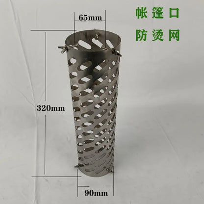 HookUpCo. Steel Chimney Pipe for Wood Stoves