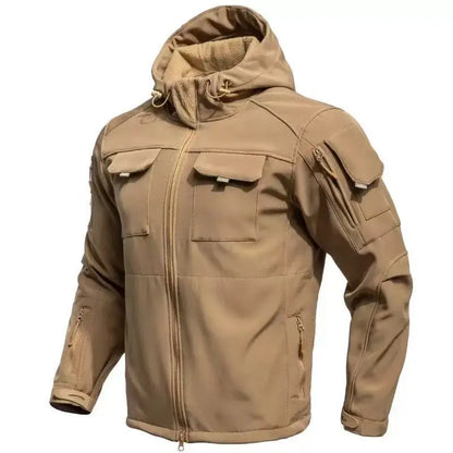 Premium Men's Winter Autumn SoftShell Fleece Waterproof Jackets