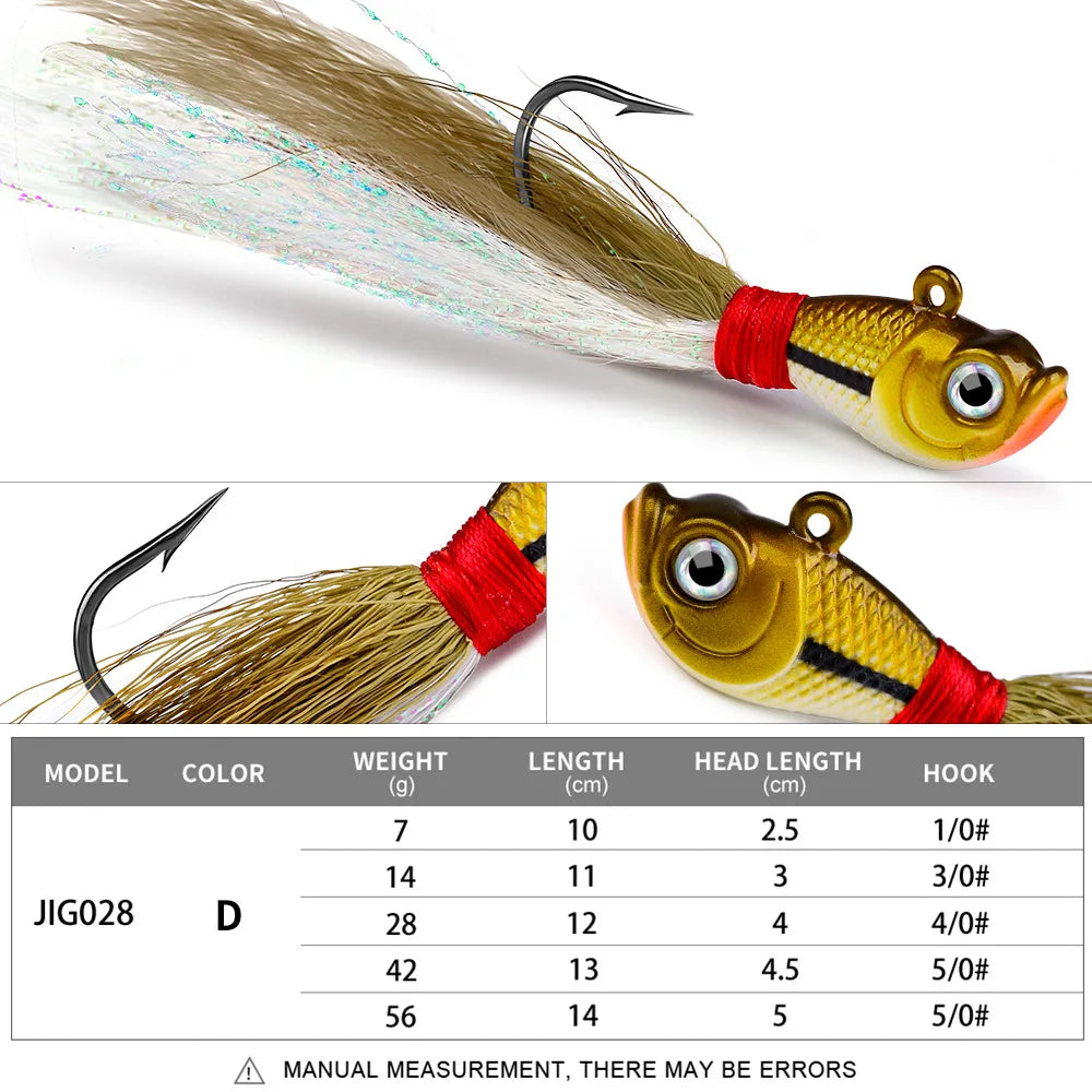 HookUpCo. Feathered Fishing Jig Set - HookUpCo.