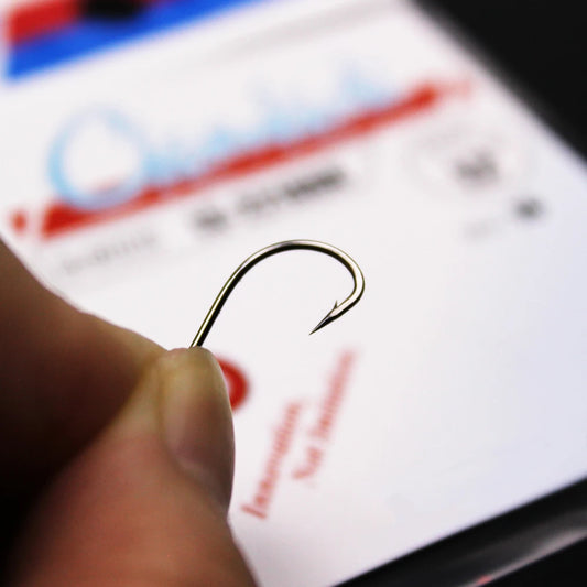 HookUpCo. 20-Pack Black Carp Fishing Hooks - HookUpCo.