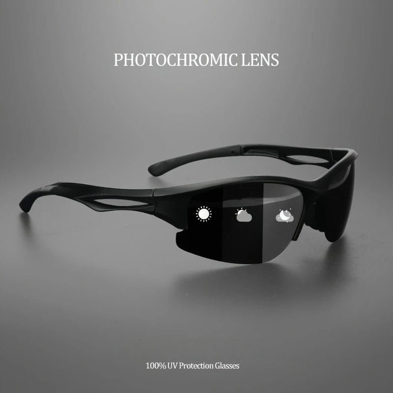 HookUpCo. Polarized Half-Rim Sports Sunglasses for Outdoors