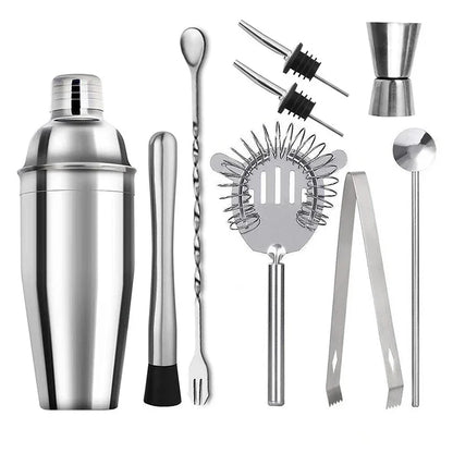 Stainless Steel Cocktail Shaker Set for Parties