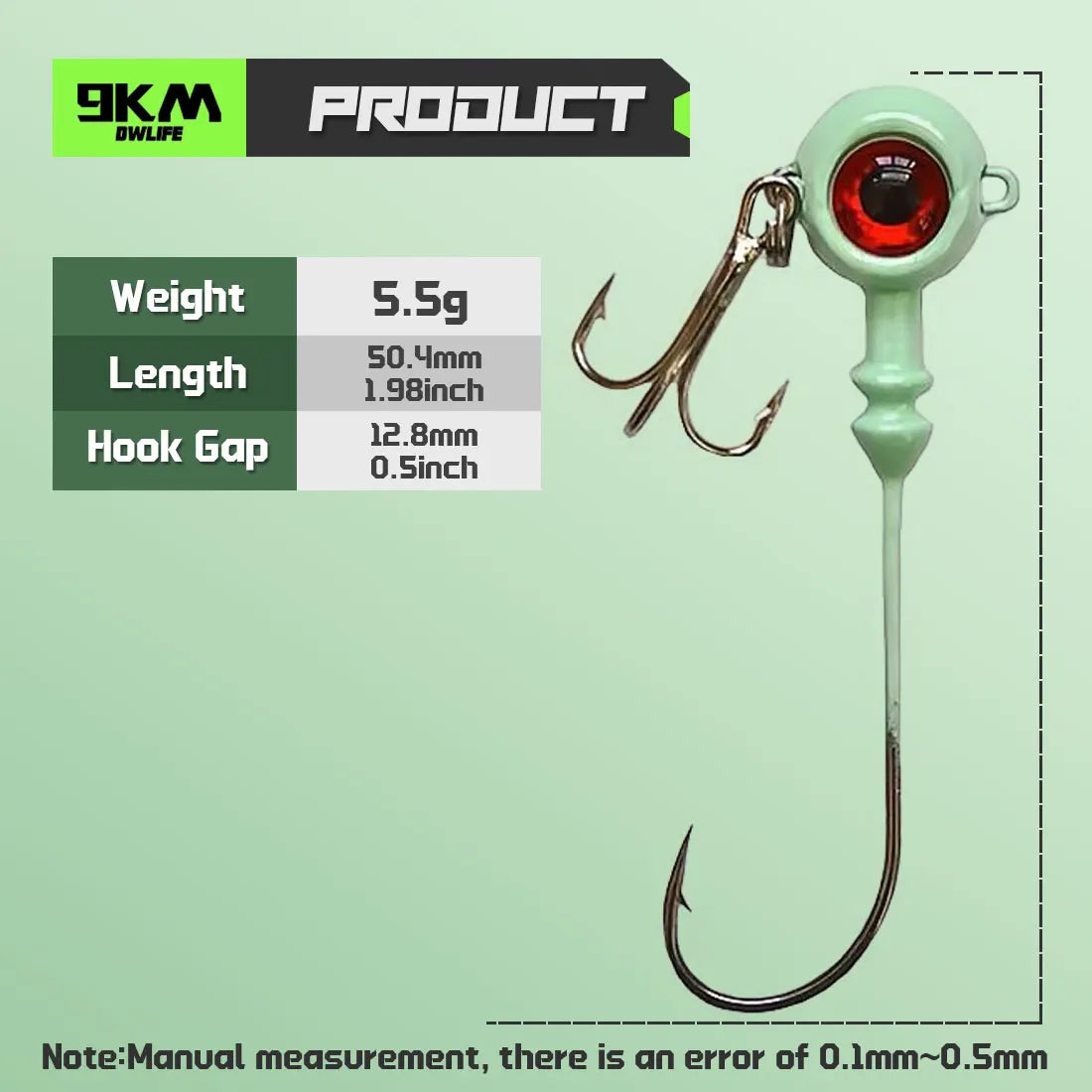 HookUpCo. Glow Fishing Jig Heads for Saltwater - HookUpCo.