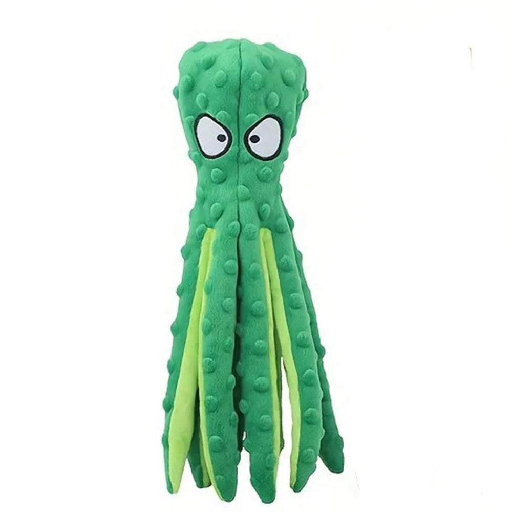 HookUpCo. Plush Octopus Toy for Teething Puppies