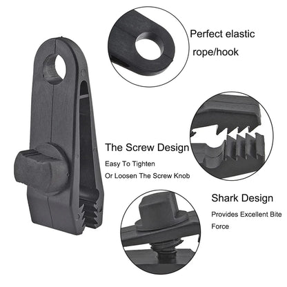 HookUpCo. Heavy Duty Camping Tarp Clips 20PC Set - HookUpCo.