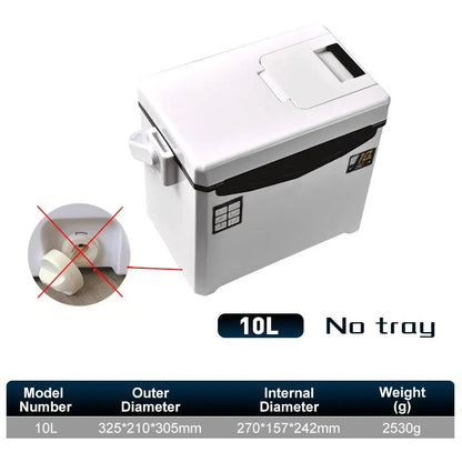 HookUpCo. Fishing Cooler Box with Air Holes - HookUpCo.