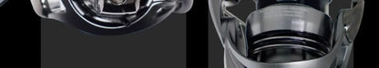 Close-up of metallic fishing reel parts on a dark background, outdoor gear accessory