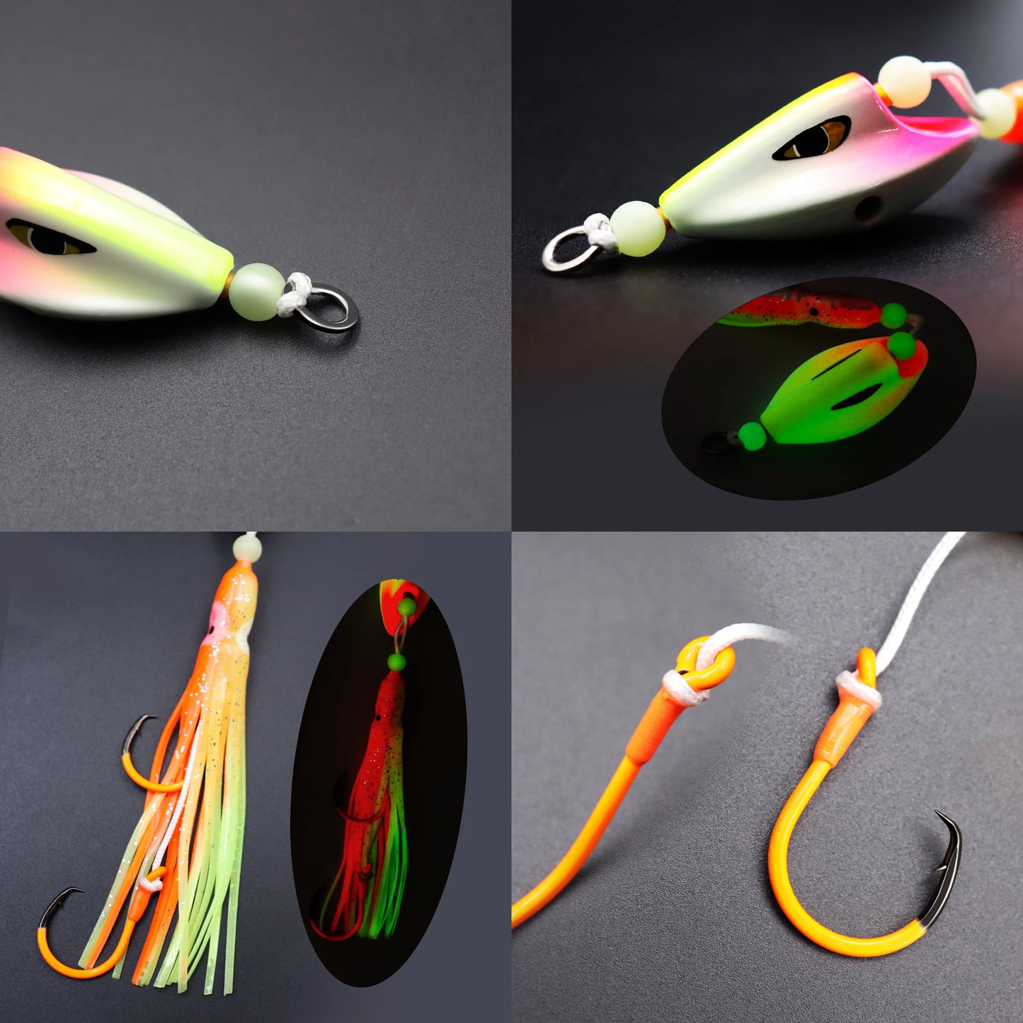 HookUpCo. Deep Sea Fishing Jig Hooks 100g-200g