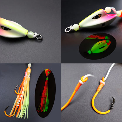 HookUpCo. Deep Sea Fishing Jig Hooks 100g-200g