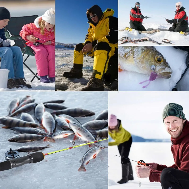 HookUpCo. Ultralight Mini Winter Fishing Rods - HookUpCo.