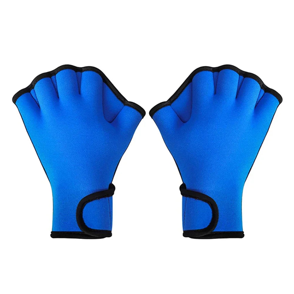 HookUpCo. Swim Training Webbed Gloves for Enhanced Performance