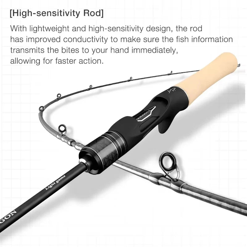 HookUpCo. Light Game Spinning Rod for Trout - HookUpCo.