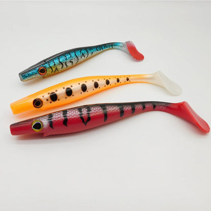 HookUpCo. Hog Shad Soft Lures for Pike Fishing - HookUpCo.