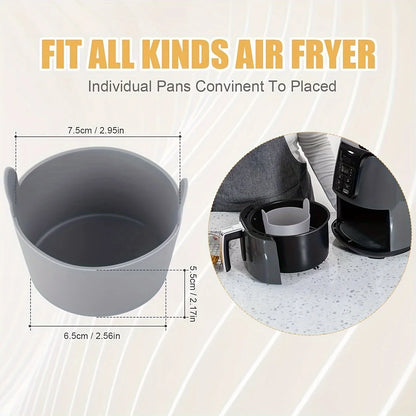 HookUpCo. Silicone Egg Poacher Cups for Air Fryers