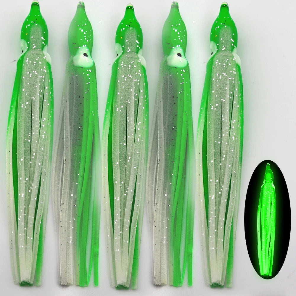 HookUpCo. Luminous Soft Octopus Trolling Lure