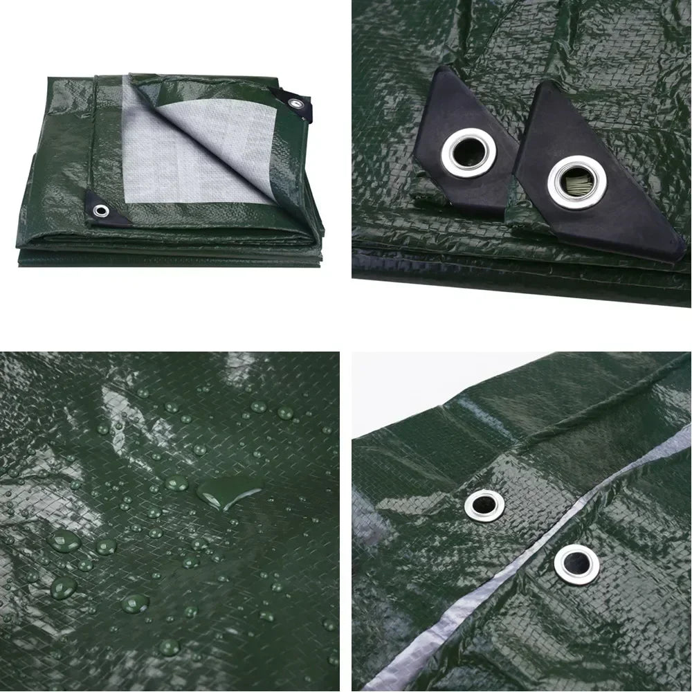HookUpCo. Waterproof Tarpaulin Cover with Grommets - HookUpCo.