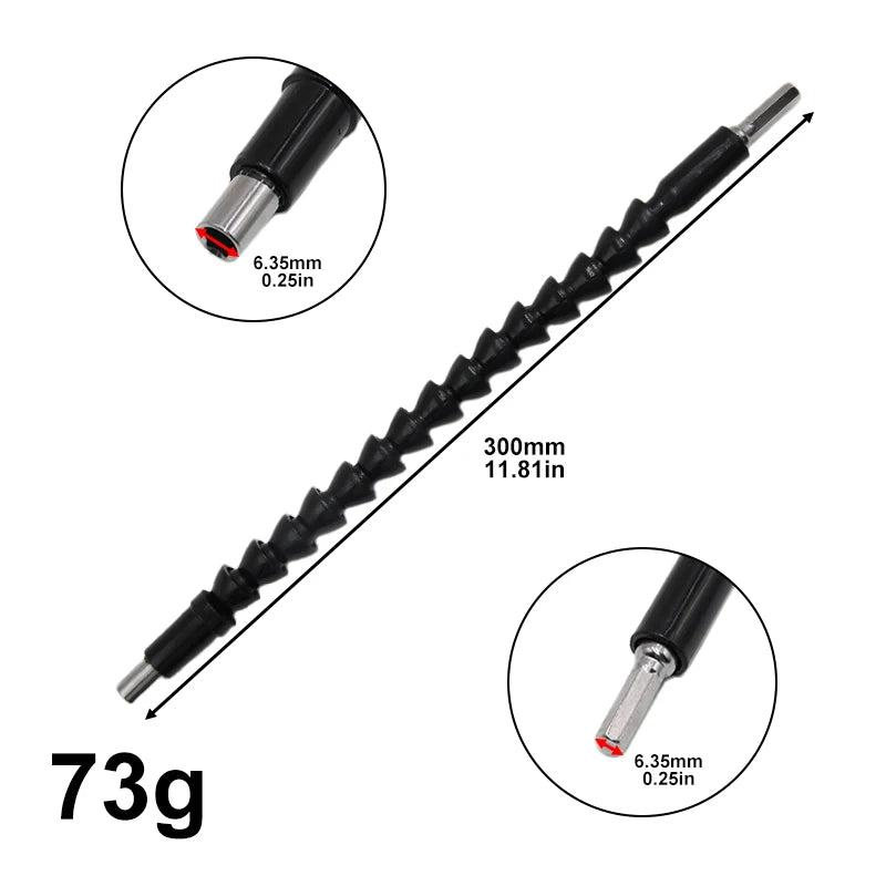 Hexagonal Handle Drill Screwdriver Extension Rod - 200-300mm