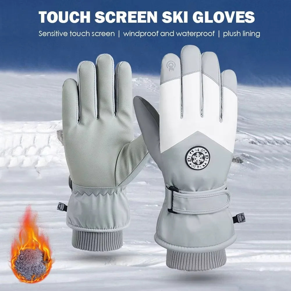 Waterproof Touch Screen Snow Gloves for Winter Sports