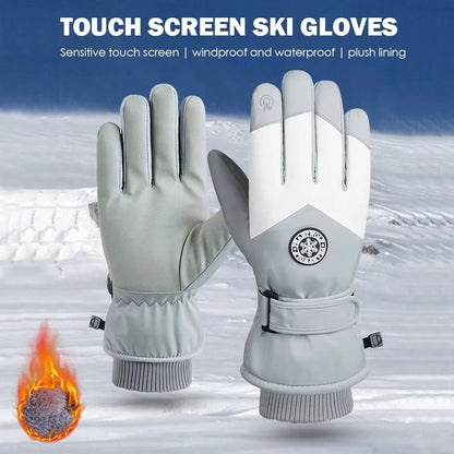 Waterproof Touch Screen Snow Gloves for Winter Sports