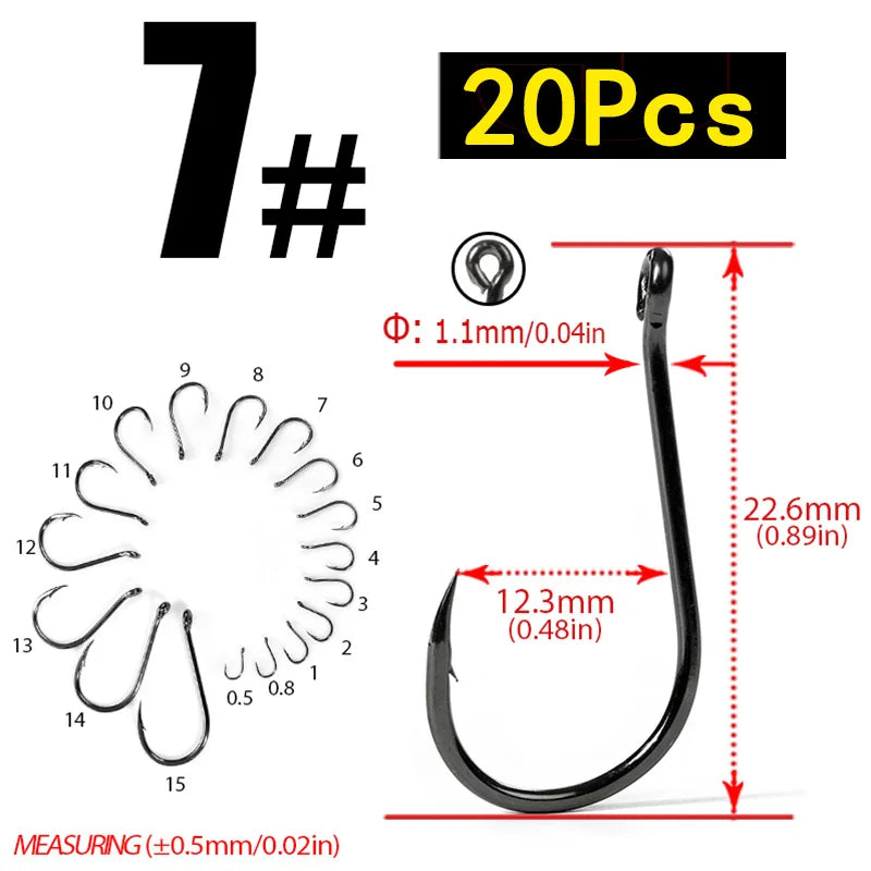 HookUpCo. Carbon Steel Circle Hooks for Fishing - HookUpCo.