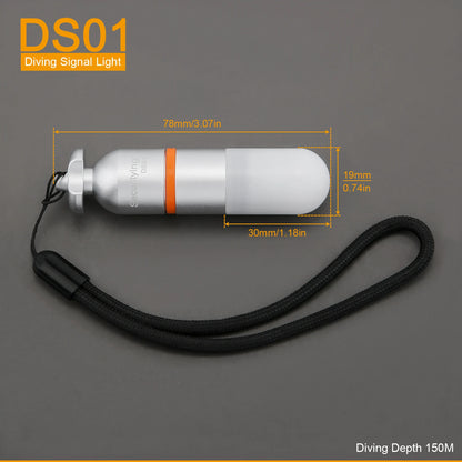 HookUpCo. Underwater Dive Strobe Light