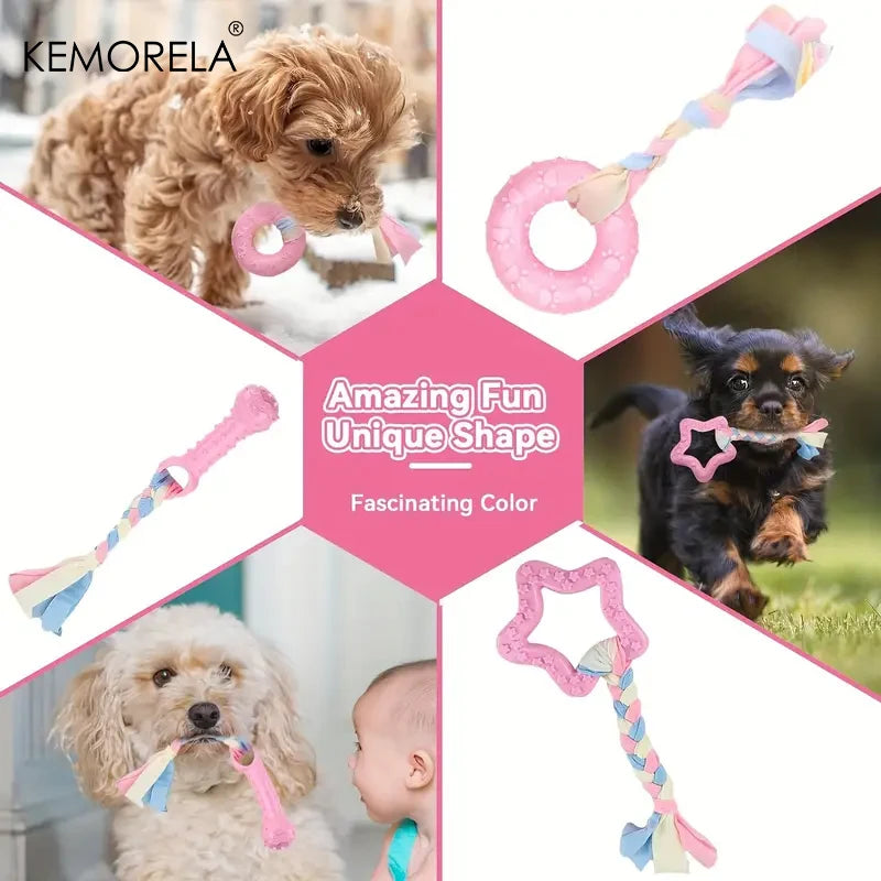 HookUpCo. Interactive Dog Chew Toy Set