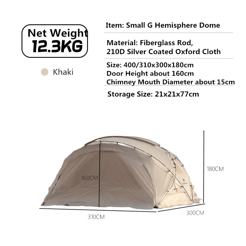 HookUpCo. Rainproof Dome Tent for Camping Adventures - HookUpCo.