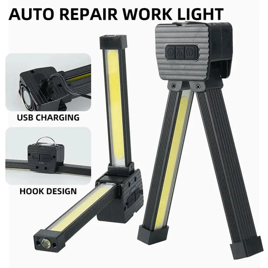 HookUpCo. Powerful COB Flashlight for Outdoor Adventures