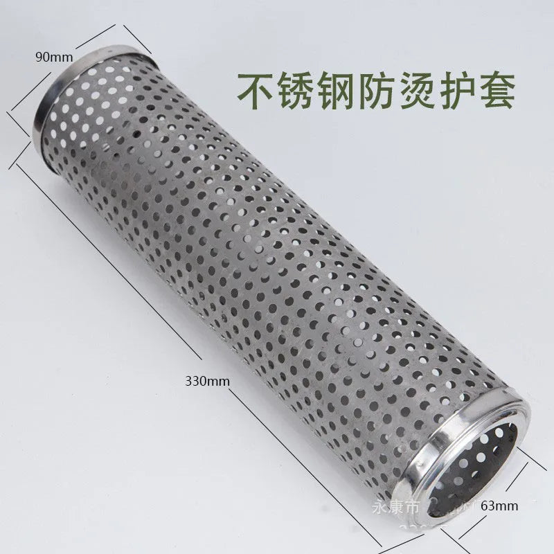 HookUpCo. Steel Chimney Pipe for Wood Stoves
