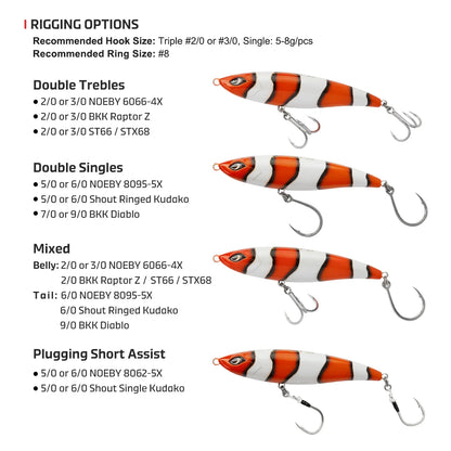 HookUpCo. Jaeger Stickbait Lure for Big Game Fishing - HookUpCo.