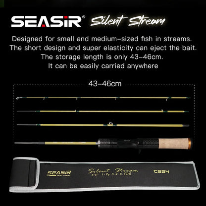 HookUpCo. Carbon Fiber Baitcasting Rod 1.65M - HookUpCo.